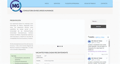 Desktop Screenshot of consultoriamg.com.mx